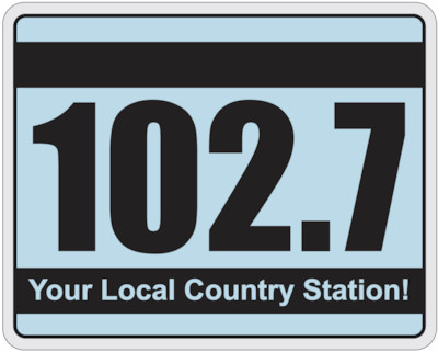 Actual image of our No. 8853 rectangle shaped static cling labels at 5" x 4" size