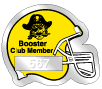 Football team special parking lot auto sticker