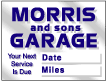 static cling service reminder decal