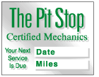 Windshield maintenance reminders for automotive repairs